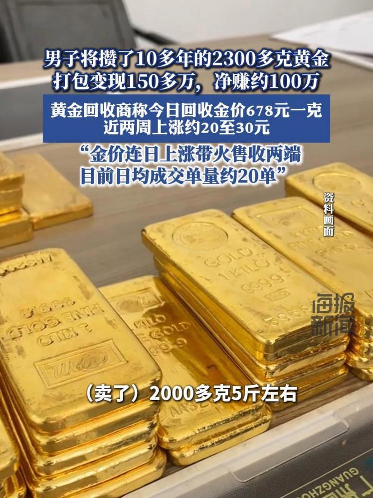 黄金价格暴涨暴跌引关注，卖黄金首饰金条变现渠道有哪些？