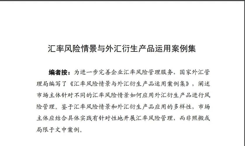 外汇风险管理政策_外汇风险管理的一般程序_企业外汇风险评估