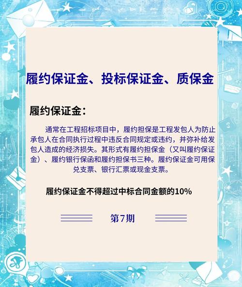 履约保证金与质保金区别_建筑工程履约保证金定义_合同的履约保证金一般是多少