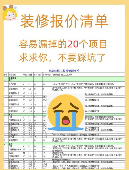 家装公司报价单全面分析_装修报价单注意事项_装修报价单审核