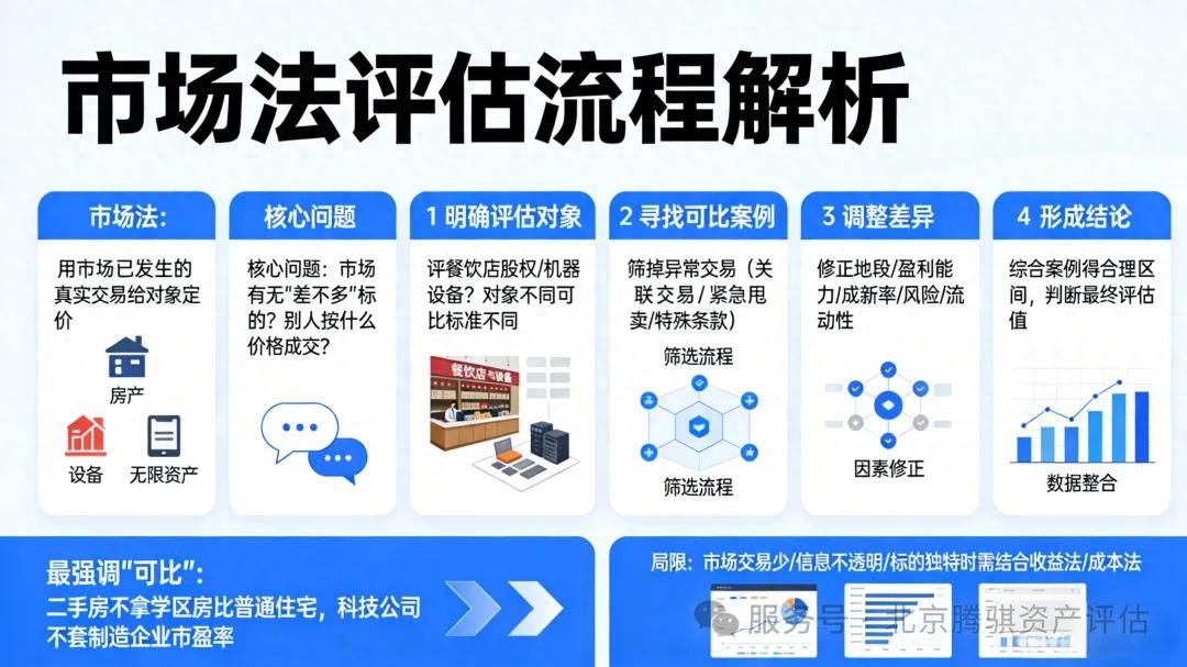 资产评估市场法案例：拿真实交易比价，四步搞定估值